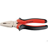 Плоскогубцы NICKEL, 160 мм, никелированные, двухкомпонентные рукоятки// MATRIX /16902MI