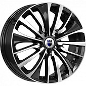 Диск K&K Flanker Алмаз Черн 6.5x17 4x100 ET43 DIA60.1