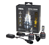 Галогеновая лампа H4  светодиодная 12/24V /H19 65W 4900lm P43t 6000K ARNEZI Extra Vision LED 2 шт. DUOBOX IP68 Галогеновая лампа H4  светодиодная 12/24V /H19 65W 4900lm P43t 6000K ARNEZI Extra Vision LED 2 шт. DUOBOX IP68
