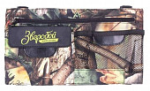 Органайзер на козырёк "Зверобой", 29х16 см., брезентовая ткань + экокожа, расцветка "летний камуфляж