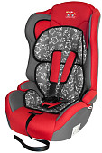 Автокресло детское 9-36кг Little Car Comfort коты-красный 124497