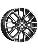 Диск K&K Лилиом Алмаз Черн 6x16 4x100 ET41 DIA60.1