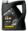 Масло "MANNOL" синтетическое Longlife 504/507 5W-30 4л 7715