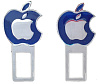 Заглушка замка ремня безопасности  металлическая APPLE ( 2шт.)