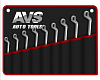Набор ключей гаечных накидных изогнутых в сумке (6-24 мм) (9 предметов) AVS K2N9M