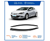 Дефлекторы Opel Astra J GTC Hb 3d 2009-2015/хетчбек Voron Glass серия CORSAR /накла