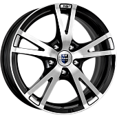 Диск K&K Вольт Алмаз Черн 6.5x16 5x114.3 ET50 DIA66.1