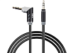 Кабель mini jack 3.5 mm - mini jack 3.5 mm, прорезиненный 1.5m NG