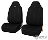 Чехлы "PSV" GTL Apex2 FRONT (Черный/Отстрочка серая )