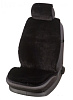 Накидка на сиденье меховая "PSV" Jolly Wool на переднее сидение черный (овечья шерсть) 1шт АКЦИЯ!!