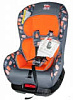 Автокресло детское 0-18кг."Little Car" Soft совы-оранжевые