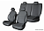Чехлы Renault Logan, 2014-н.в., компл: Accsess/ Confort, сплош. задний ряд, эк
