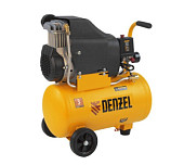 Компрессор воздушный Denzel DLC1300/24 безмасляный 1,3 кВт, 24 литра, 206 л/мин// 