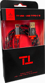 КАБЕЛЬ URAL ТТ USB-USB TYPE-C 15 Decibel 22 AWG Д/ускоренной зарядки даже планшетов 2,1