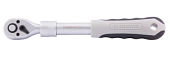 S1R572 Трещоточная рукоятка телескопическая 1/4"DR, 72 зубца