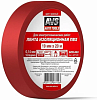 Лента изоляционная ПВХ AVS SCH-003 19 mm x 20 m (красная)
