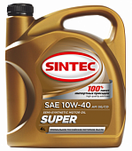 Sintec Супер 3000 SAE 10w40 API SG/CD п/с 4л