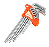 Набор ключей PATRIOT SKТ-9L, TORX, длинные, T10-T50, CRV, 9 шт