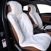 Накидка на сидения "АВТОПИЛОТ" Искусственный мех  2шт  белый