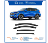 Дефлекторы Haval F7 2019-н.в./кроссовер/накладные/скотч/к-т 4 шт./VORON GLASS серия CORSAR