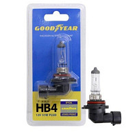 Лампа (светодиод) автомобильная галогенная Goodyear НB4 12V 51W P22d