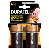 DURACELL Basic D Батарейки алкалиновые 1.5V LR20 2 шт.