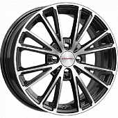 Диск K&K Меандр-ориг. Алмаз Черн 6x16 4x100 ET41 DIA60.1