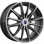 Диск K&K Пойнт Бланк Алмаз Черн 6x15 4x100 ET50 DIA60.1