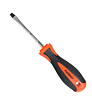 Отвертка Patriot SL5x75, CR-V,магнитная, 2-х компонентная рукоятка
