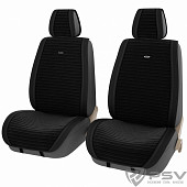 Накидки PSV Bliss 2 FRONT (Черный), на передние сиденья (2 шт.)