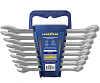 Набор ключей комбинированных Goodyear 8 шт.: 8, 9, 10, 12, 13, 14, 17, 19 мм., в пластиковом холдере