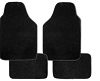 Коврики автомобильные, ковролиновые AUTOPROFI компл. из 4 шт., черные 
