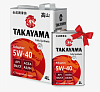TAKAYAMA SAE 5w40 API SN/CF ACEA A3/B4 кан. 4+1л.(железная канистра)