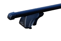 Багажная система "LUX" КЛАССИК с дугами 1,2м прямоугольными в пластике для а/м с рейлингами
