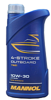 Масло MANNOL синтетическое 4-Stroke Outboard SAE 10W-30 1л. 7821