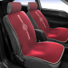 Накидки на сиденья JY-140-2 (бордо) 2 шт.