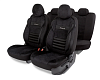 Чехлы AUTOPROFI Premium, Combo Comfort. Велюр, черный (CMB-1105PV BK/BK)