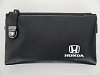 Сумка КЛАТЧ кожаный, HONDA застежка-фиксатор змейки 12 х 21 987-1HONDA