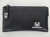 Сумка КЛАТЧ кожаный, HONDA застежка-фиксатор змейки 12 х 21 987-1HONDA