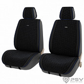 Накидки PSV Hornet 2 FRONT (Черный/Кант синий), на передние сиденья (2 шт.)