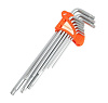 Набор ключей PATRIOT SKТ-9EL, TORX, экстра длинные,  T10-T50, CRV, 9 шт