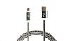 Кабель USB-микро серебро  1мWIIIX CB520-UMU-10S
