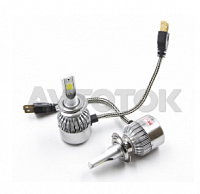Автолампы Светодиодые LED C6 - H27 (880) 10 Вт (одна лампа), 2800 LM, 6000 K с вентилятором