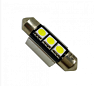 Светодиод AVS C005 Т11/белый/ (SV8,5) CANBUS 3SMD 5050 36mm12V