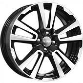 Диск I Free КС874(17_Vesta Cross) Алмаз Черн 6.5x17 4x100 ET43 DIA60.1