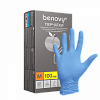 Перчатки нитриловые BENOVY, синие, размер "М" (100 пар в пачке) продажа по 1 паре НЧGСМ3с