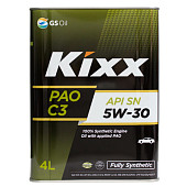 Масло KIXX PAO C3 5w30 SN/SF 4 л.