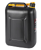 Канистра 25л для топлива пластиковая, с лейкой / черная BOLK BAA105225