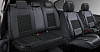 Накидки 5D PSV Volt (Черный), комплект на весь салон, экокожа +  льняное плетение