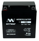 Аккумулятор MYWAY BIKE YB9, Китай